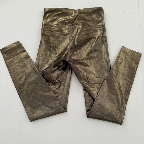 Bundle Heroine Sport Marvel Metallic Leggings Silver Gold X Small - Picture 8 of 14